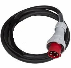 Krachtstroom snoer 16A, 5-Polig, 5 meter